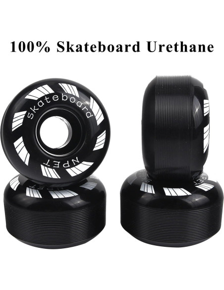Conjunto de Patineta NPET 52mm con 8 Rodamientos ABEC-11