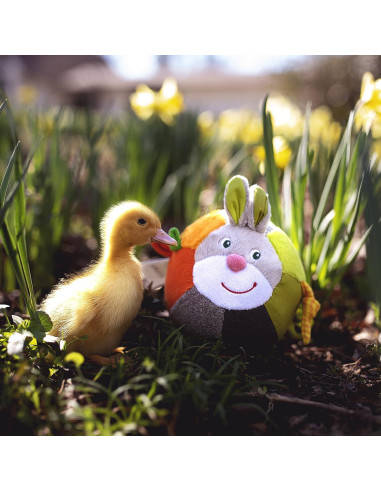 Pelota de Conejo HABA para Bebés - Juguete Sensorial Lavable