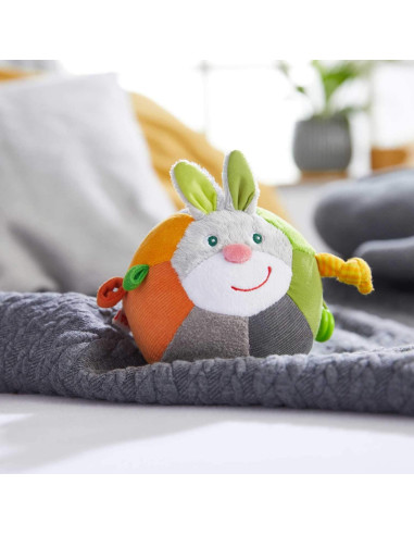 Pelota de Conejo HABA para Bebés - Juguete Sensorial Lavable