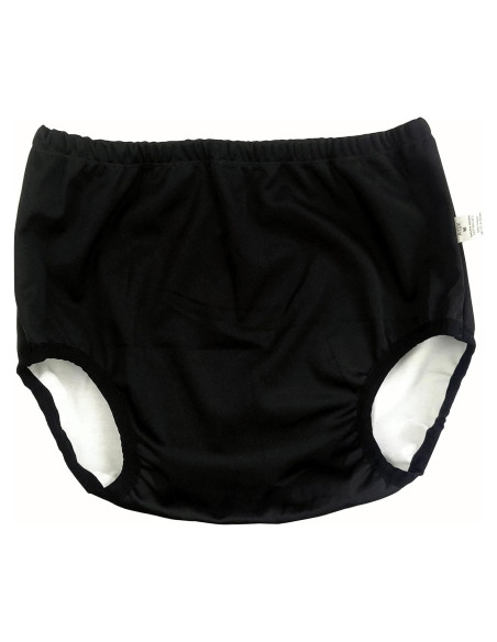 Cubierta de Pañal para Adultos AQX Negra, Tamaño Pequeño, Reutilizable