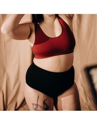 Cubierta de Pañal para Adultos AQX Negra, Tamaño Pequeño, Reutilizable