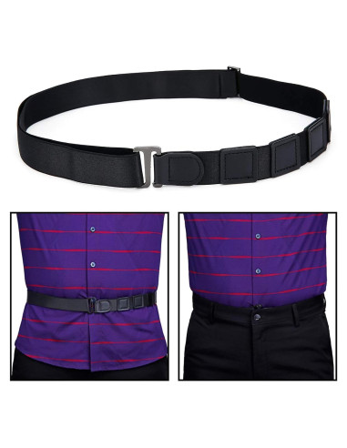 Cinturón Sujetador de Camisa Ajustable Kedofe 120 cm Elástico