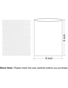 Bolsas de Envoltura Retráctil 200 Pcs 15.24x15.24 cm PVC Morepack 2