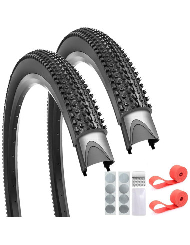 Neumáticos y Cámaras de Bicicleta SIMEIQI 20x2.125 - 2 Piezas