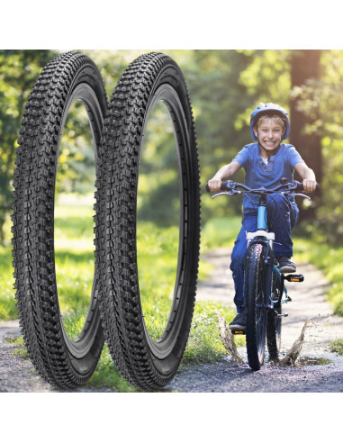 Neumáticos y Cámaras de Bicicleta SIMEIQI 20x2.125 - 2 Piezas