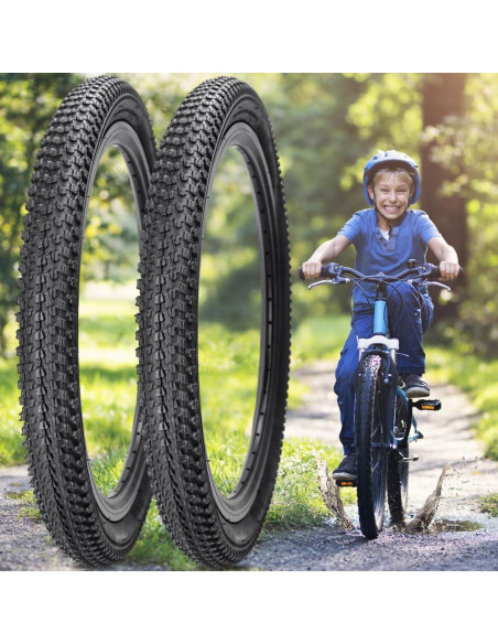 Neumáticos y Cámaras de Bicicleta SIMEIQI 20x2.125 - 2 Piezas