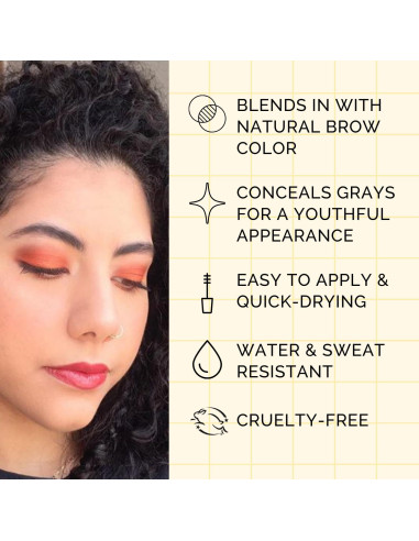 Gel para Cejas Elizabeth Mott - Castaño Rojizo 4g - Fijador y Volumizador