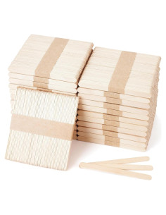 1200 Palitos de Madera de Abedul Rclxl para Manualidades 11.43 cm