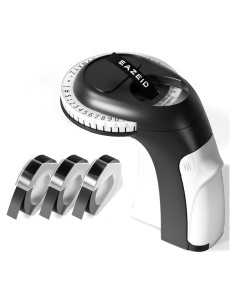 Fabricador de Etiquetas en Relieve EazeID Omega S Negro 3D