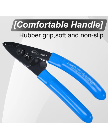 Desforrador de fibra óptica VAE-YI FSP-3, acero alto carbono