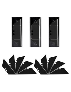 Paquete de 30 Cuchillas de Utilidad Vickay SK2 Negras