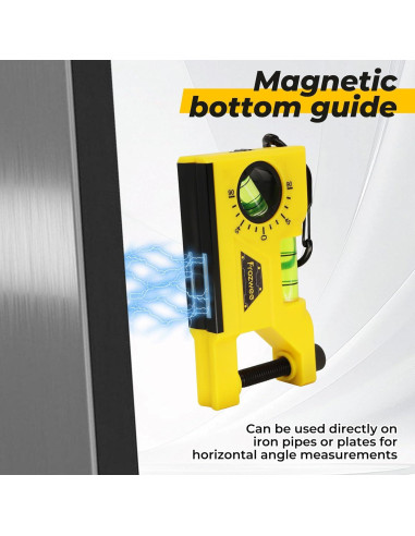 Nivel de Doblado de Conductos Magnético Prozwee 10.5x5.5cm