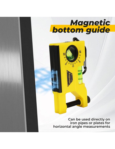 Nivel de Doblado de Conductos Magnético Prozwee 10.5x5.5cm