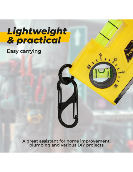 Nivel de Doblado de Conductos Magnético Prozwee 10.5x5.5cm