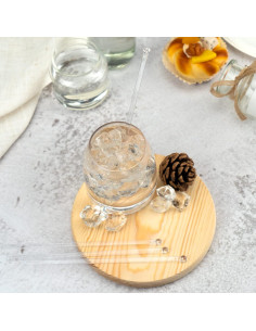 Palitos de Plástico Transparentes Hapray 50 Unidades 18.39 cm 2