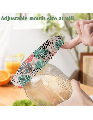 Cubiertas de Tela para Tarros de Masa Madre ZSNKDXA 5 Piezas