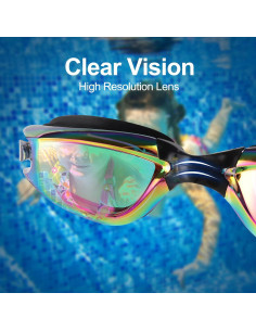 Gafas de natación para niños Kimasha, 2 paquetes, anti-niebla 2