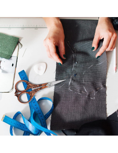 Tijeras de Bordado Vintage BIHRTC 11.4 cm Acero Inoxidable