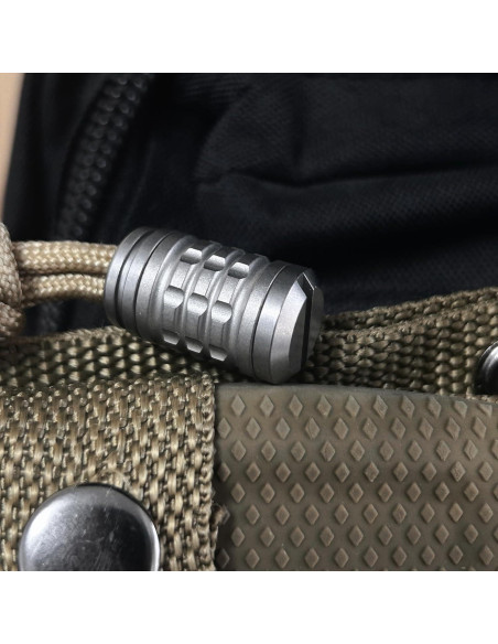 Cuenta de Paracord de Titanio WANERSEN Estilo 1 25mm