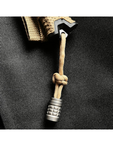 Cuenta de Paracord de Titanio WANERSEN Estilo 1 25mm