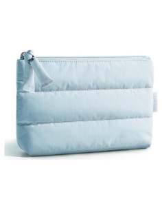 Bolsa de Maquillaje Pequeña BAGSMART Azul Bebé Resistente al Agua