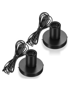 Base de Lámpara de Escritorio Tuanse E26 E27 Metal Pulido 1.83m