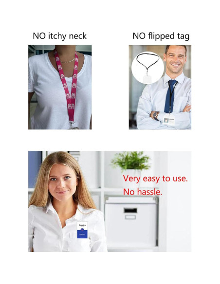 Etiquetas de Nombre Magnéticas AplysiaTech - Paquete de 10