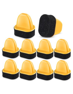 Juego de 10 Aplicadores de Esponja ZJoey para Zapatos de Cuero