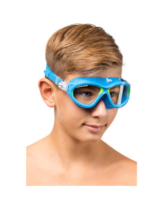Máscara de Natación Cressi Mini Cobra Azul/Lima 7-15 años 2