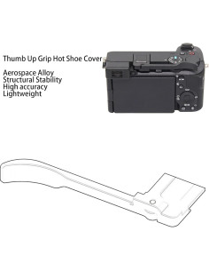 Cubierta de zapata caliente GOWENIC para cámara A6700 - Ergonomía y precisión 2