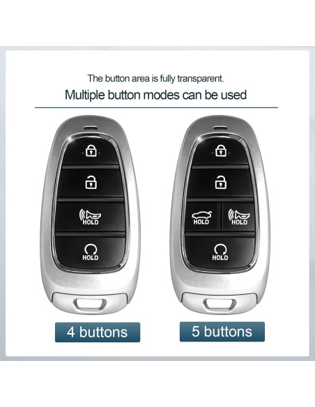 Cubierta de Llavero Hyundai Tengare para Tucson, Sonata, Santa Fe