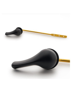 Mango de Inodoro Negro Qualihome - Montaje Frontal - Duradero