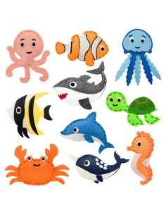 Kit de Costura Vlokup Animales Marinos para Niños 7-12 Años