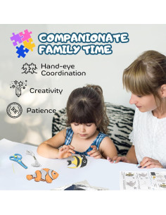 Kit de Costura Vlokup Animales Marinos para Niños 7-12 Años 2