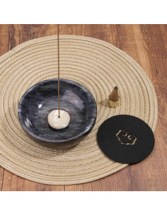 Soporte de Incienso de Mármol Natural SHICANGSHIYE 12 cm 2