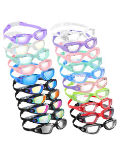 Paquete de 20 Gafas de Natación Antivaho UV Xuhal para Adultos