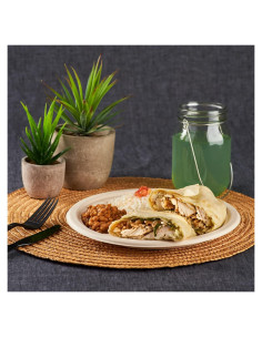 Platos Compostables Karat Earth 9" Biodegradables Caja 500