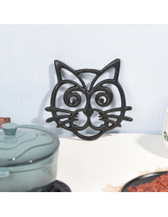 Trivet de Hierro Fundido Sungmor Gato Vintage 15.2x16.5 cm 2