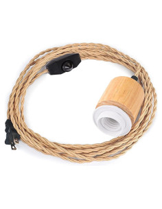 Kit de Luz Colgante Vintage Arturesthome 3m con Interruptor E26/E27