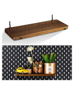 Estante de Madera Acacia SEMPOMA 30x10 cm Color Nogal