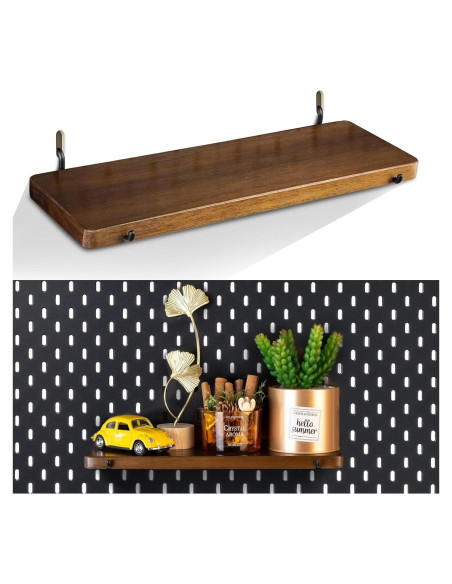 Estante de Madera Acacia SEMPOMA 30x10 cm Color Nogal