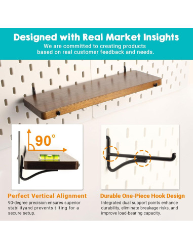 Estante de Madera Acacia SEMPOMA 30x10 cm Color Nogal