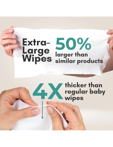 Toallitas Corporales Nurture XL con Aloe Vera | 120 Paños