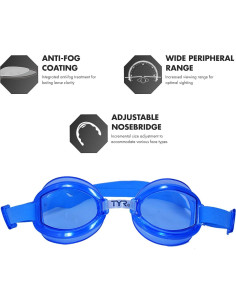 Gafas de Rendimiento TYR Racetech Azul con Lente UV 2