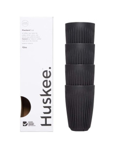 Taza Huskee 16oz Carbón Reutilizable Aislante 2