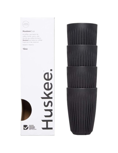 Taza Huskee 16oz Carbón Reutilizable Aislante