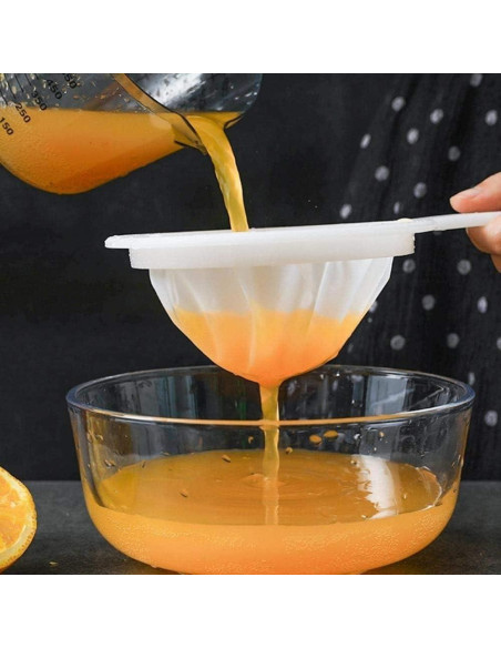 Colador de Malla Nylon Ultra Fino Sasha Square - Juego de 3