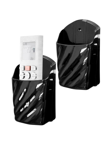 Soporte de Pared para Control Remoto KOXHERO 2 Pcs Negro