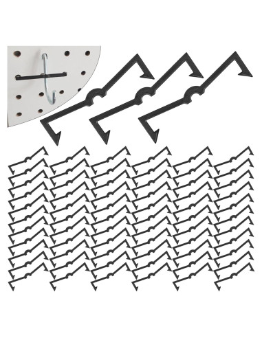 Bloqueos de Ganchos de Tablero de Clavos AccEncyc 60 Pcs