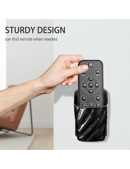 Soporte de Pared para Control Remoto KOXHERO 2 Pcs Negro